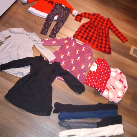 Toddler Girls 5t Holiday Lot - Picture 1 of 6